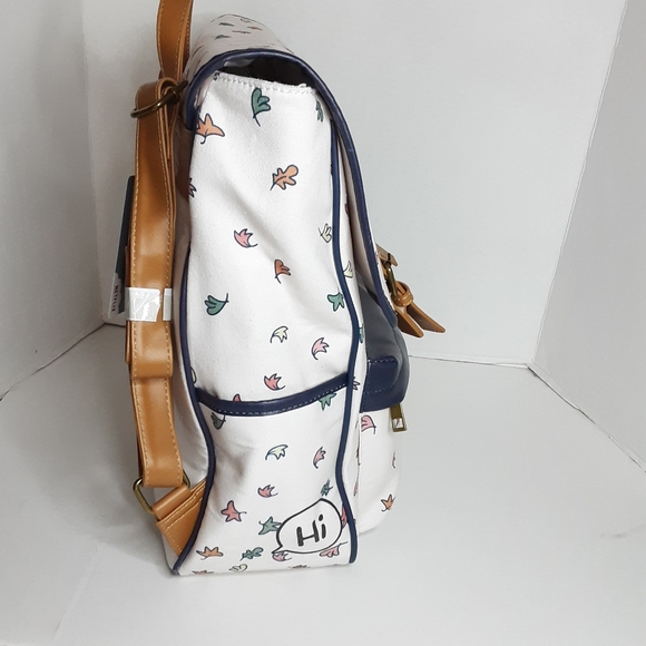 Heartstopper Truham Leaves Canvas Backpack NWT - Picture 10 of 12